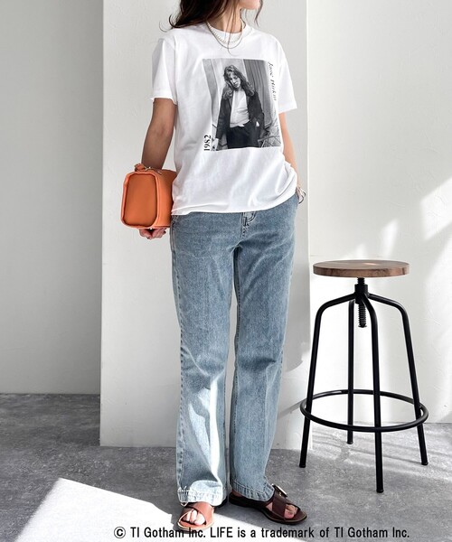 GOOD ROCK SPEED（グッドロックスピード）の「【GOOD ROCK SPEED/グッドロックスピード】LIFE PHOTO半袖シャツ（Tシャツ/カットソー・レディース・ホワイト系その他4/ホワイト系その他3/ホワイト系その他2/オフホワイト・FREE）」の13枚目の写真