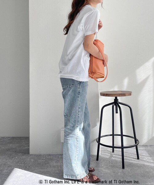 GOOD ROCK SPEED（グッドロックスピード）の「【GOOD ROCK SPEED/グッドロックスピード】LIFE PHOTO半袖シャツ（Tシャツ/カットソー・レディース・ホワイト系その他4/ホワイト系その他3/ホワイト系その他2/オフホワイト・FREE）」の15枚目の写真