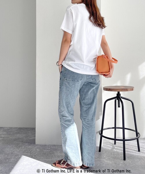 GOOD ROCK SPEED（グッドロックスピード）の「【GOOD ROCK SPEED/グッドロックスピード】LIFE PHOTO半袖シャツ（Tシャツ/カットソー・レディース・ホワイト系その他4/ホワイト系その他3/ホワイト系その他2/オフホワイト・FREE）」の16枚目の写真