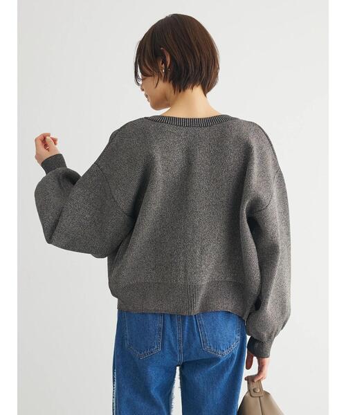 ELENCARE DUE（エレンカーレデュエ）の「・ELENCARE　DUE　2way　ラメカーディガン（カーディガン/ボレロ・レディース・グリーン/アイボリー/ブラック/グレー・FREE）」の9枚目の写真