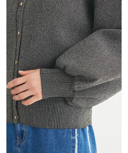 ELENCARE DUE（エレンカーレデュエ）の「・ELENCARE　DUE　2way　ラメカーディガン（カーディガン/ボレロ・レディース・グリーン/アイボリー/ブラック/グレー・FREE）」の11枚目の写真