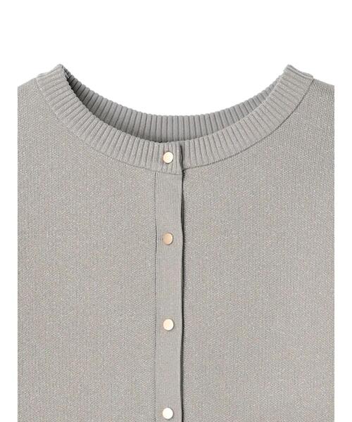 ELENCARE DUE（エレンカーレデュエ）の「・ELENCARE　DUE　2way　ラメカーディガン（カーディガン/ボレロ・レディース・グリーン/アイボリー/ブラック/グレー・FREE）」の14枚目の写真