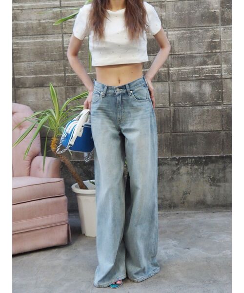 EVRIS（エヴリス）の「ワンポイントバイカラーショルダーBAG（ショルダーバッグ・レディース・ブルー/ホワイト/ブラック・FREE）」の18枚目の写真