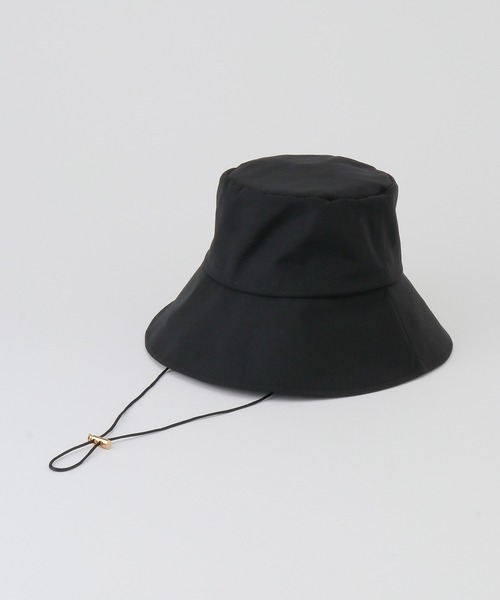 ROPE'(ロペ)の「【洗える・撥水素材】バケットハット【メディア掲載】(ハット・レディース・キャメル/ブラック・FREE)」の14枚目の写真