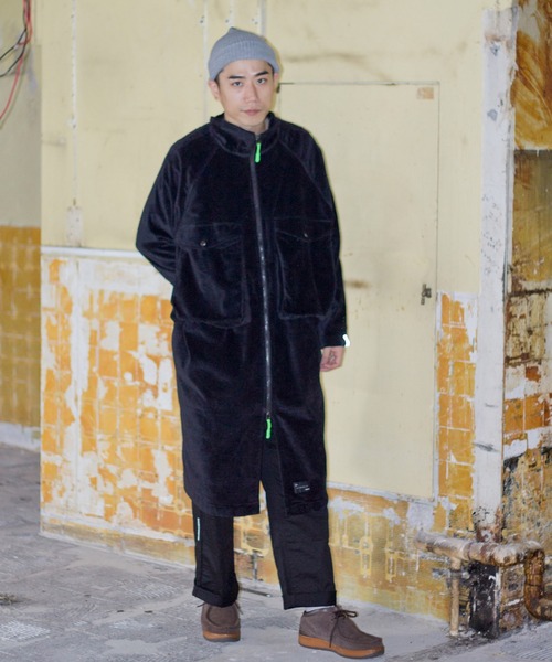 Starting Over(スターティングオーバー)の「【THE STRAIT (ストレイト)】8ウェルストレッチコーデュロイビッグポケットコート(テーラードジャケット・メンズ・ブラック/オリーブ・M/L)」の14枚目の写真