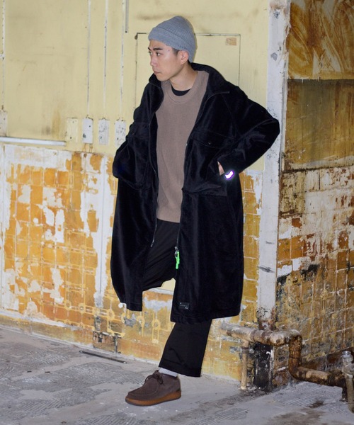 Starting Over(スターティングオーバー)の「【THE STRAIT (ストレイト)】8ウェルストレッチコーデュロイビッグポケットコート(テーラードジャケット・メンズ・ブラック/オリーブ・M/L)」の17枚目の写真