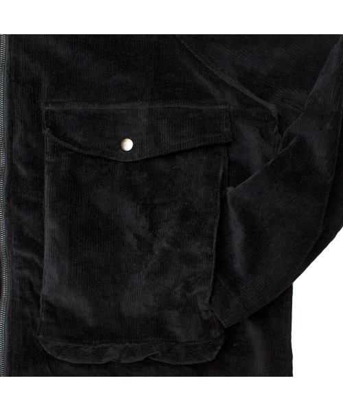Starting Over(スターティングオーバー)の「【THE STRAIT (ストレイト)】8ウェルストレッチコーデュロイビッグポケットコート(テーラードジャケット・メンズ・ブラック/オリーブ・M/L)」の7枚目の写真
