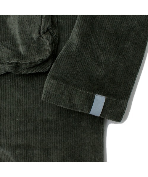 Starting Over(スターティングオーバー)の「【THE STRAIT (ストレイト)】8ウェルストレッチコーデュロイビッグポケットコート(テーラードジャケット・メンズ・ブラック/オリーブ・M/L)」の20枚目の写真