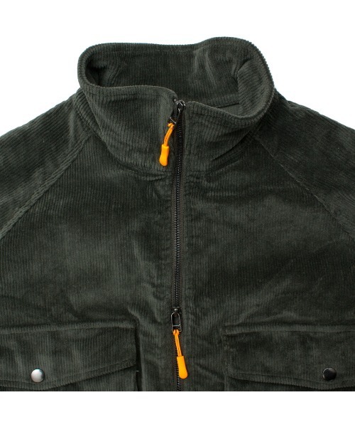 Starting Over(スターティングオーバー)の「【THE STRAIT (ストレイト)】8ウェルストレッチコーデュロイビッグポケットコート(テーラードジャケット・メンズ・ブラック/オリーブ・M/L)」の22枚目の写真