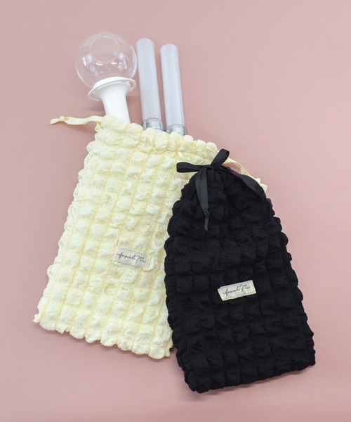 ワッフル ペンライト 巾着 ポーチ ペンライトケース 推し活