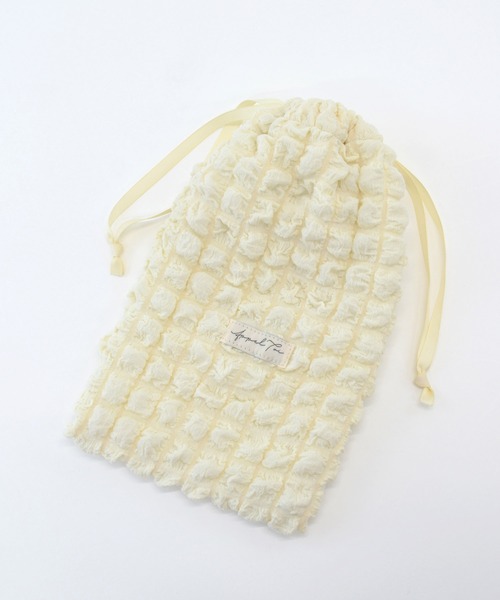 ワッフル ペンライト 巾着 ポーチ ペンライトケース 推し活（ポーチ