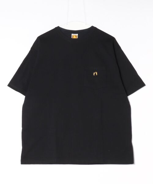 HANGTEN（ハンテン）の「【HANG TEN/ハンテン】ポケTEE（Tシャツ/カットソー・メンズ・ブラック/オフホワイト・L/M）」の2枚目の写真