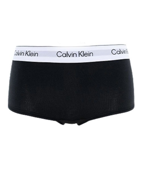 Calvin Klein(カルバン・クライン)の「Calvin Klein/カルバンクライン BOYSHORT アンダーウェア ショーツ(ショーツ・レディース・ブラック/グレー・XS/M/L/S)」の1枚目の写真