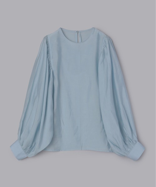 Olu.（オルドット）の「シアーボリューム袖ブラウス（シャツ/ブラウス・レディース・ブルー/イエロー/ホワイト・FREE）」の7枚目の写真