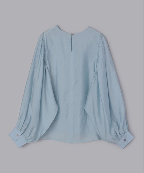 Olu.（オルドット）の「シアーボリューム袖ブラウス（シャツ/ブラウス・レディース・ブルー/イエロー/ホワイト・FREE）」の5枚目の写真