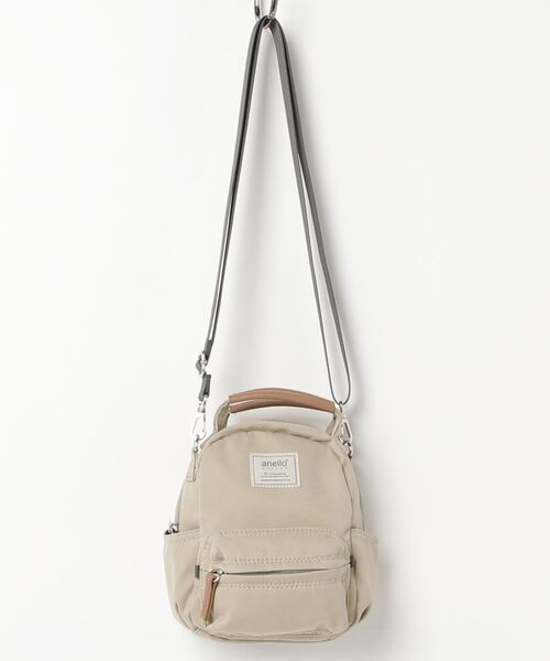 anello(アネロ)の「anello GRANDE / モッテ 2WAYナノショルダー / GHM0559(ショルダーバッグ・レディース・ベージュ/ブルー/グレー/ブラック/ピンク・ONESIZE)」の15枚目の写真