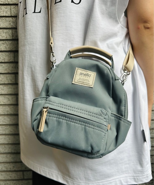 anello(アネロ)の「anello GRANDE / モッテ 2WAYナノショルダー / GHM0559(ショルダーバッグ・レディース・ベージュ/ブルー/グレー/ブラック/ピンク・ONESIZE)」の18枚目の写真