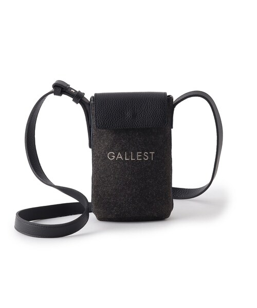 GALLEST(ギャレスト)の「◆フェルトショルダーバッグ(ショルダーバッグ・レディース・グレー/チャコールグレー/カーキ・00)」の6枚目の写真