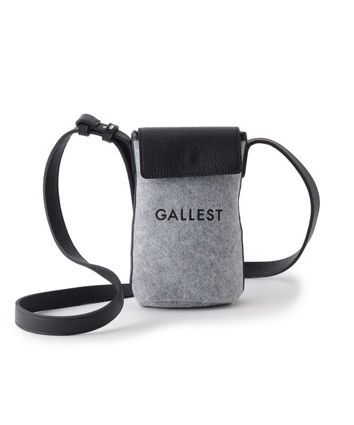 GALLEST(ギャレスト)の「◆フェルトショルダーバッグ(ショルダーバッグ・レディース・グレー/チャコールグレー/カーキ・00)」の5枚目の写真