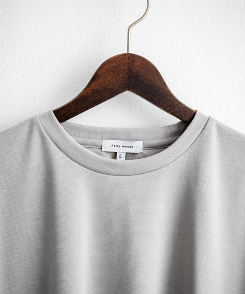 Rocky Monroe(ロッキーモンロー)の「接触冷感ポンチビッグシルエットノースリーブカットソー(タンクトップ・メンズ・ネイビー/チャコール/ホワイト/ブラック/グレー・M/L/XL)」の19枚目の写真