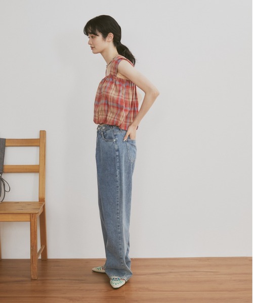 MERLOT（メルロー）の「チェックタンクビスチェ（タンクトップ）」 - WEAR