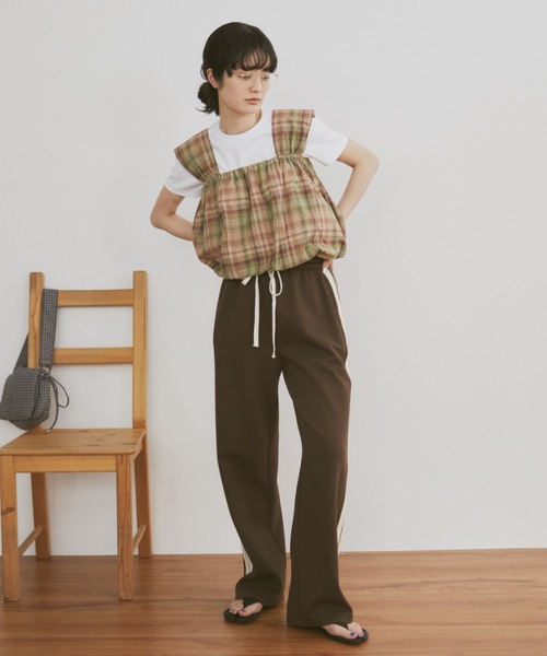 MERLOT（メルロー）の「チェックタンクビスチェ（タンクトップ）」 - WEAR