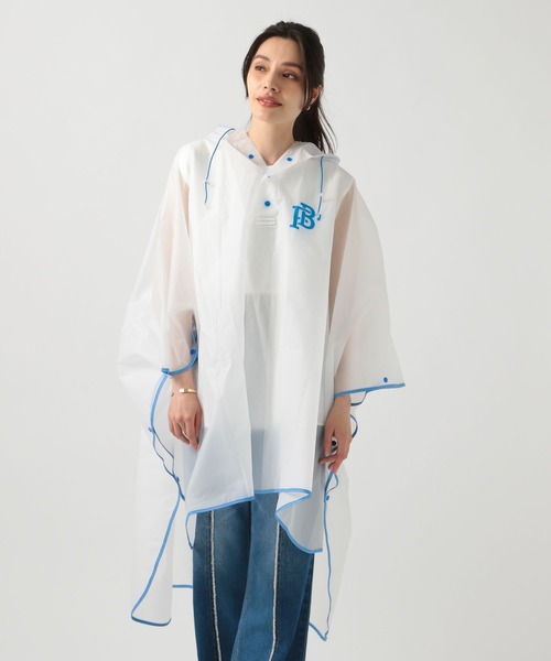 BAYFLOW（ベイフロー）の「[自転車に乗りやすい]BFTYPOポンチョ（レインコート/ポンチョ・レディース・ピンク/ライトグリーン/ライトブルー・0）」の4枚目の写真