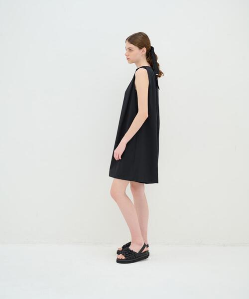 LANVIN en Bleu（ランバンオンブルー）の「撥水ストレッチクロスアクティブオールインワン（ワンピース・レディース・ブラック・36/38）」の8枚目の写真