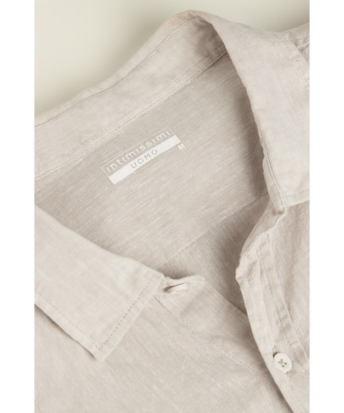 Intimissimi(インティミッシミ)の「リネン&コットン シャツ(シャツ/ブラウス・メンズ・ライトブルー/ライトベージュ・M/S/XL/L/XXL)」の12枚目の写真