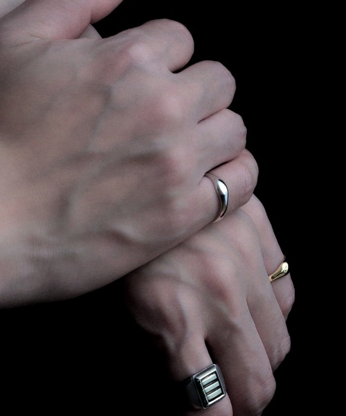 YArKA（ヤーカ）の「【YArKA/ヤーカ】little nuance round design ring [hancC] / ニュアンスラウンドデザインリング（リング・レディース・シルバー/ゴールド・#11/#9/#5/#3/#19/#17/#15/#13/#7）」の9枚目の写真