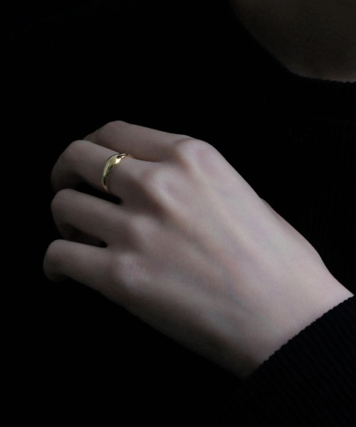 YArKA（ヤーカ）の「【YArKA/ヤーカ】little nuance round design ring [hancC] / ニュアンスラウンドデザインリング（リング・レディース・シルバー/ゴールド・#11/#9/#5/#3/#19/#17/#15/#13/#7）」の11枚目の写真