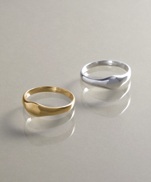 YArKA（ヤーカ）の「【YArKA/ヤーカ】little nuance round design ring [hancC] / ニュアンスラウンドデザインリング（リング・レディース・シルバー/ゴールド・#11/#9/#5/#3/#19/#17/#15/#13/#7）」の16枚目の写真