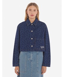 Maison Kitsuné クロップド デニムジャケット　メゾンキツネ ジップ クロップド デニム ジャケット | Maison Kitsuné