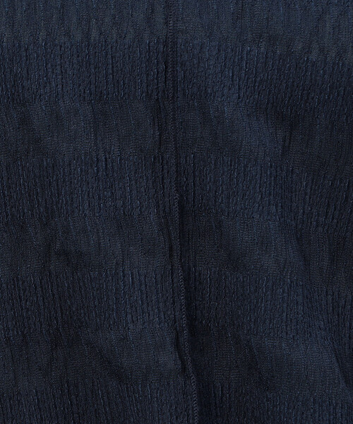 ONIGIRI（オニギリ）の「シアーボーダー　ＶネックＴシャツ（Tシャツ/カットソー・レディース・ターコイズブルー/イエロー/ネイビー/オフホワイト・FREE）」の12枚目の写真