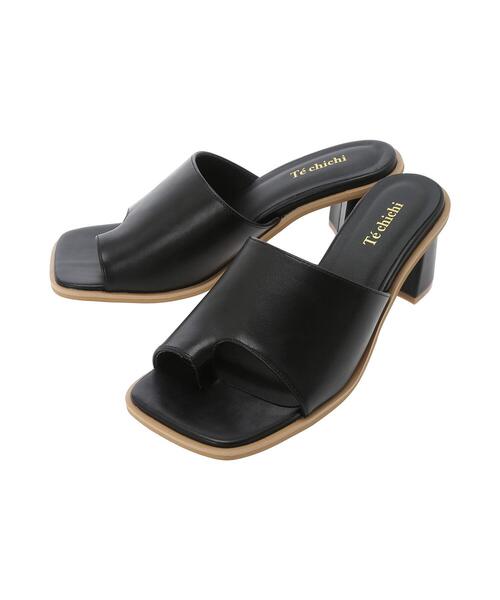 Te chichi（テチチ）の「サムループサンダル（サンダル・レディース・ブラック/ベージュ系その他・37/38）」の5枚目の写真