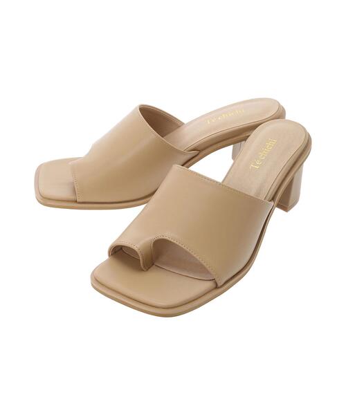 Te chichi（テチチ）の「サムループサンダル（サンダル・レディース・ブラック/ベージュ系その他・37/38）」の6枚目の写真