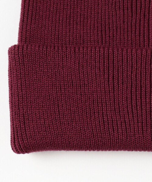 BEAMS(ビームス)の「BEAMS / ベーシック ワッチキャップ(ニットキャップ/ビーニー・メンズ・ブラック/ワイン/ベージュ/オレンジ/ネイビー・ONE SIZE)」の8枚目の写真