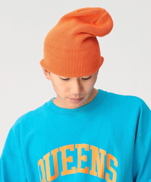 BEAMS(ビームス)の「BEAMS / ベーシック ワッチキャップ(ニットキャップ/ビーニー・メンズ・ブラック/ワイン/ベージュ/オレンジ/ネイビー・ONE SIZE)」の15枚目の写真