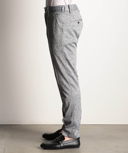 HIDEAWAYS NICOLE（ハイダウェイニコル）の「Ｗフェイスストレッチイージーパンツ（スラックス・メンズ・チャコールグレー/ホワイト×ブラック/ブラック/トップグレー/ネイビー・SMALL/MEDIUM/LARGE/X-LARGE）」の13枚目の写真