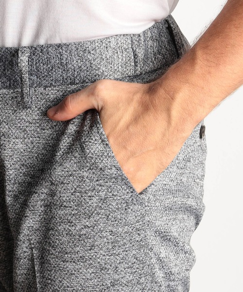 HIDEAWAYS NICOLE（ハイダウェイニコル）の「Ｗフェイスストレッチイージーパンツ（スラックス・メンズ・チャコールグレー/ホワイト×ブラック/ブラック/トップグレー/ネイビー・SMALL/MEDIUM/LARGE/X-LARGE）」の15枚目の写真