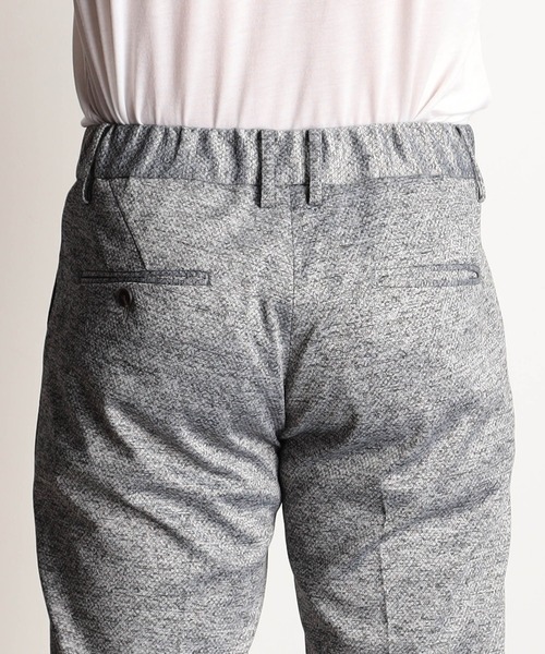 HIDEAWAYS NICOLE（ハイダウェイニコル）の「Ｗフェイスストレッチイージーパンツ（スラックス・メンズ・チャコールグレー/ホワイト×ブラック/ブラック/トップグレー/ネイビー・SMALL/MEDIUM/LARGE/X-LARGE）」の16枚目の写真