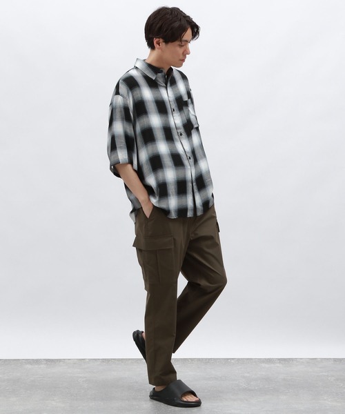 LAKOLE(ラコレ)の「オンブレレーヨンチェックシャツ / 128516(シャツ/ブラウス・メンズ・ブラック/ブルー/ピンク・MEDIUM/LARGE)」の20枚目の写真