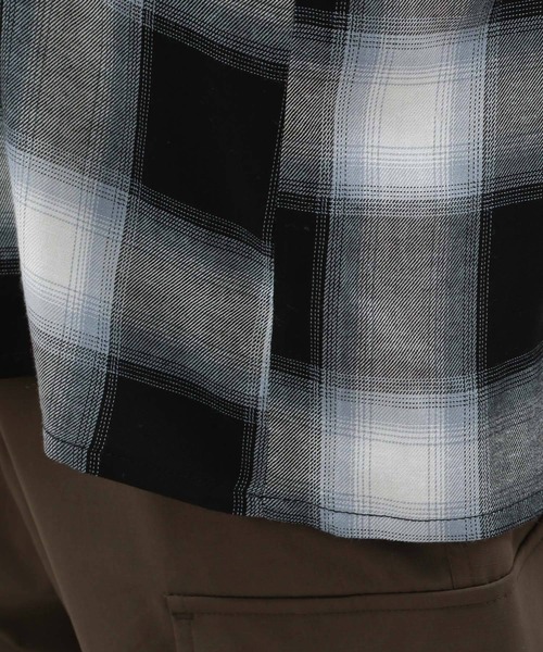 LAKOLE(ラコレ)の「オンブレレーヨンチェックシャツ / 128516(シャツ/ブラウス・メンズ・ブラック/ブルー/ピンク・MEDIUM/LARGE)」の13枚目の写真