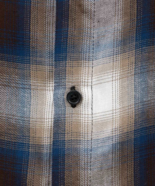 LAKOLE(ラコレ)の「オンブレレーヨンチェックシャツ / 128516(シャツ/ブラウス・メンズ・ブラック/ブルー/ピンク・MEDIUM/LARGE)」の18枚目の写真