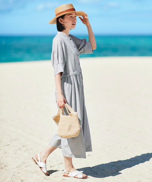 Sunny clouds（サニークラウズ）の「サニークラウズ　ペーパーヤーンのちょいバッグ（かごバッグ・レディース・ナチュラル・ONE SIZE）」の10枚目の写真