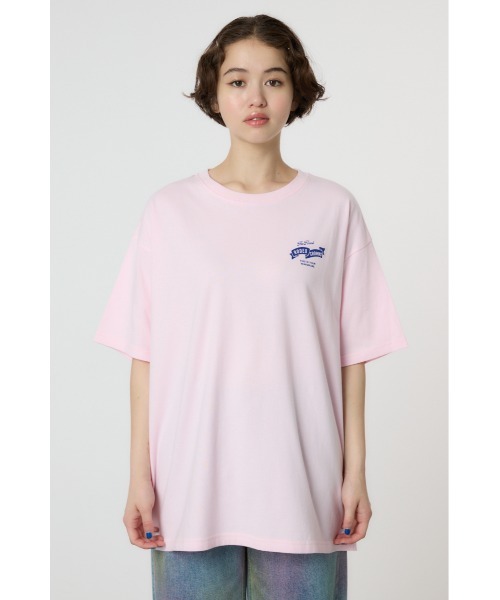 RODEO CROWNS WIDE BOWL（ロデオクラウンズワイドボウル）の「ビッグ パッチ Ｔシャツ（Tシャツ/カットソー・レディース・ライトピンク/オフホワイト/ブラック・FREE）」の8枚目の写真