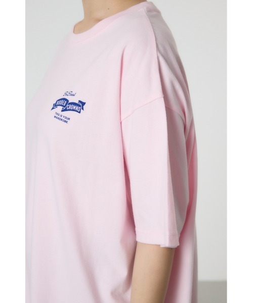RODEO CROWNS WIDE BOWL（ロデオクラウンズワイドボウル）の「ビッグ パッチ Ｔシャツ（Tシャツ/カットソー・レディース・ライトピンク/オフホワイト/ブラック・FREE）」の13枚目の写真