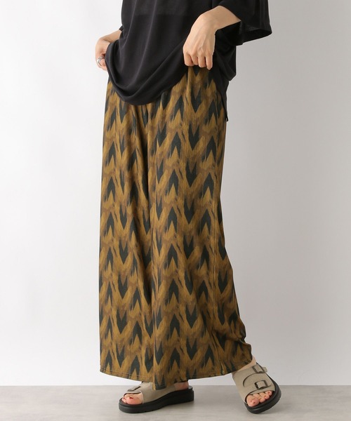 LEPSIM（レプシィム）の「楊柳柄イージーパンツ2　133285（その他パンツ・レディース・ブラック/ブラウン/ライトグリーン・FREE）」の8枚目の写真