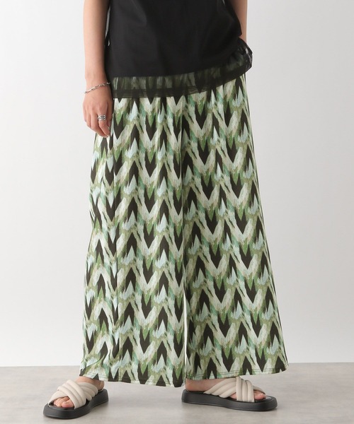 LEPSIM（レプシィム）の「楊柳柄イージーパンツ2　133285（その他パンツ・レディース・ブラック/ブラウン/ライトグリーン・FREE）」の11枚目の写真