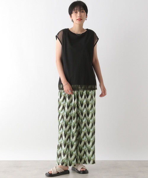 LEPSIM（レプシィム）の「楊柳柄イージーパンツ2　133285（その他パンツ・レディース・ブラック/ブラウン/ライトグリーン・FREE）」の14枚目の写真